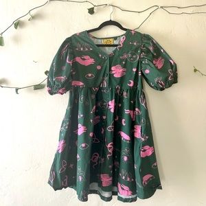 Laura Callaghan x Lazy Oaf Hidden Symbols dress